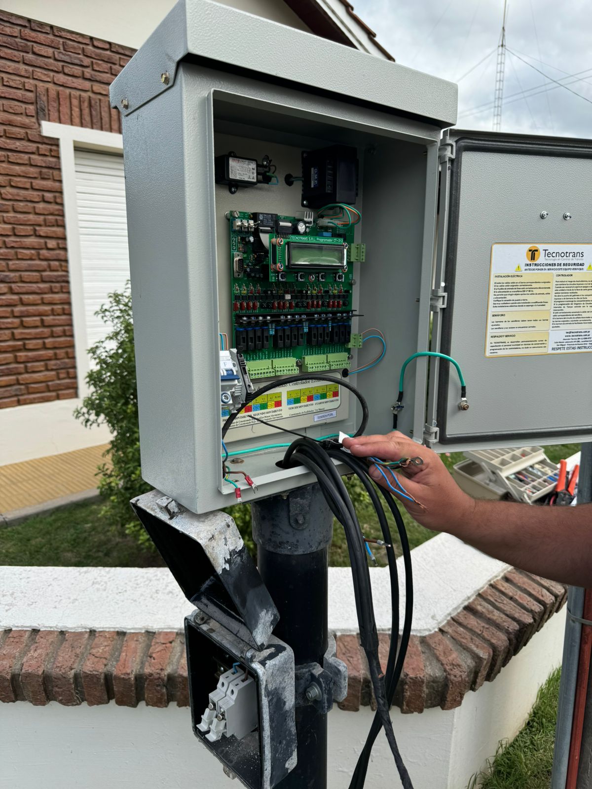 Obra eléctrica industrial